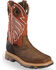 Image #1 - Justin Men's Waterproof Commander-X5 Steel Toe Work Boots, Brown, hi-res