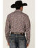 Roper Men's Blue Country Paisley Print Long Sleeve Snap Western Shirt , Blue, hi-res