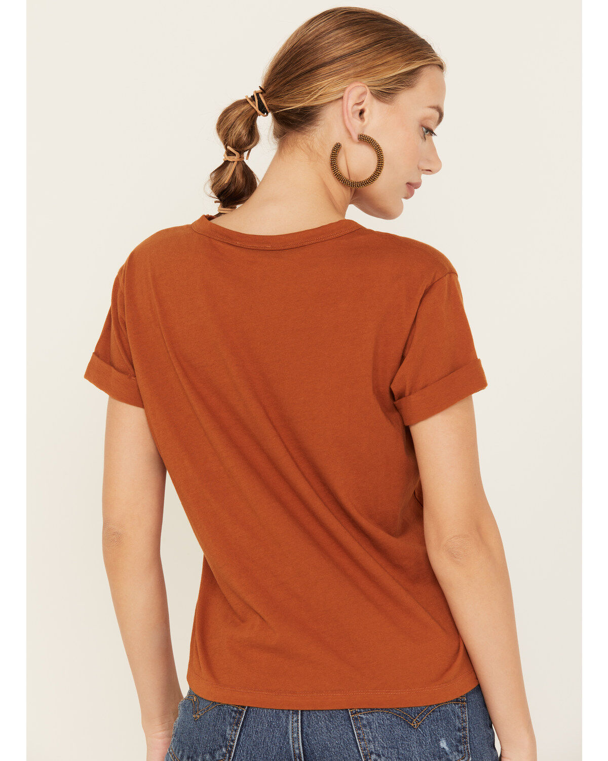 Image #4 - White Crow Women's Straight Shooter Short Sleeve Graphic Tee, Rust Copper, hi-res