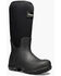 Image #1 - Bogs Men's Workman 17" Insulated Work Boots - Round Toe, Black, hi-res