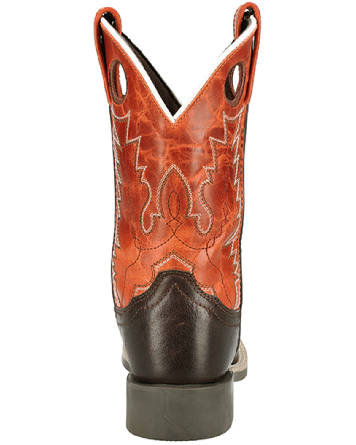 Image #5 - Smoky Mountain Boys' Dusty Western Boots - Broad Square Toe, Chocolate, hi-res