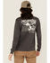 Image #1 - Wrangler Women's FR Eagle Long Sleeve Graphic Work T-Shirt - Plus, Charcoal, hi-res
