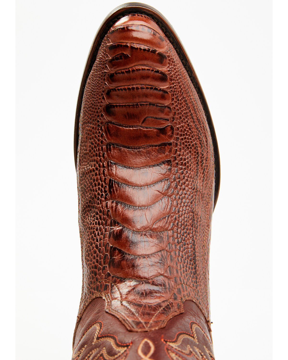 Image #6 - Cody James Men's Exotic Ostrich Western Boots - Round Toe, Red, hi-res