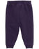Image #2 - Carhartt Toddler Girls' Fleece Logo Pants, Purple, hi-res