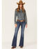 Wrangler Retro Women's Mae Flare Mid Rise Faith Denim Jeans, Blue, hi-res