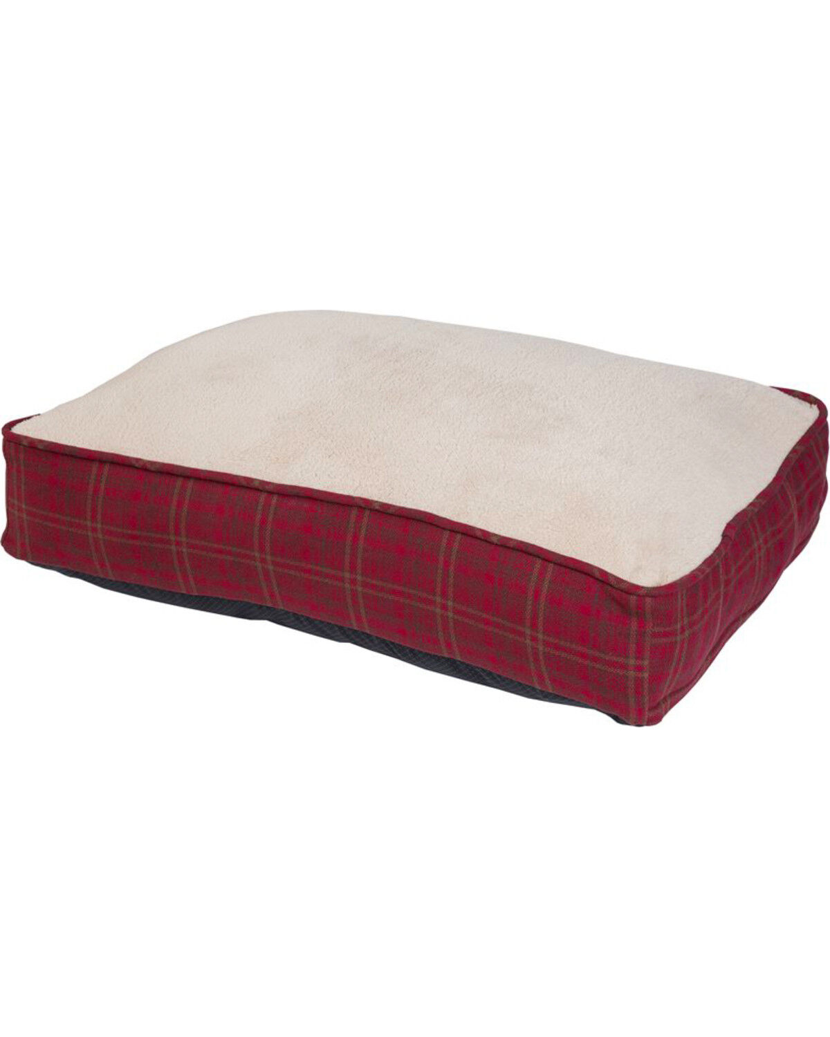 Image #1 - HiEnd Accents Cascade Lodge Houndstooth Dog Bed, Red, hi-res