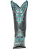 Image #5 - Durango Women's Crush Blue Floral Western Boots - Snip Toe, , hi-res