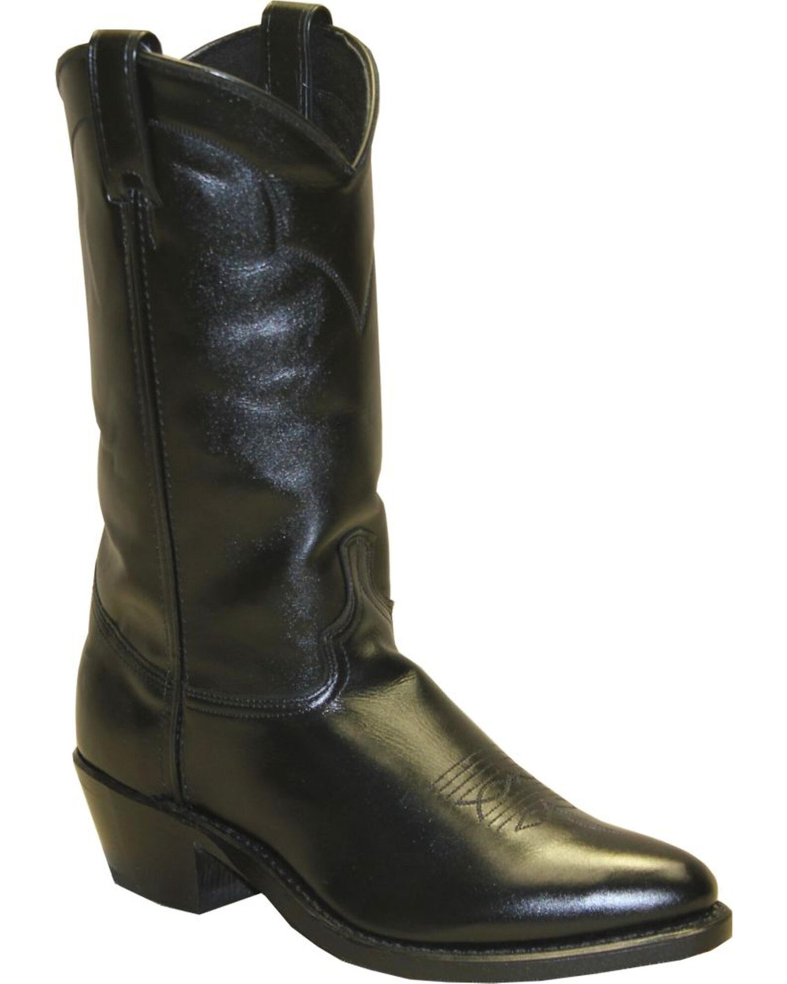 Image #1 - Abilene Men's 12" Western Boots, Black, hi-res
