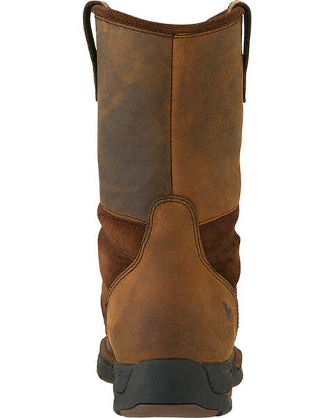 Image #7 - Georgia Men's Athens Steel Toe Wellington Boots, Brown, hi-res