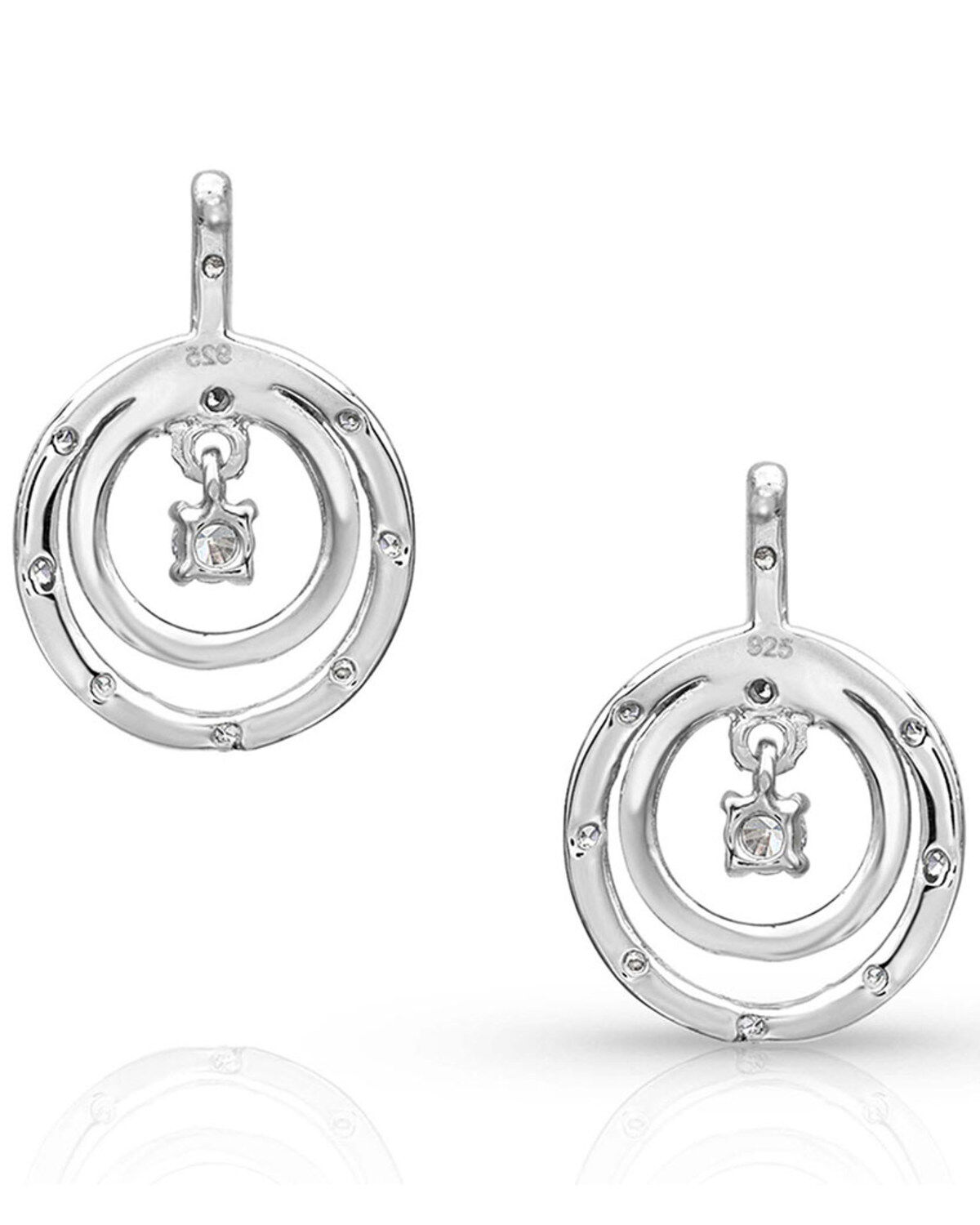 Image #2 - Montana Silversmiths Women's Haloed First Star Earrings, , hi-res