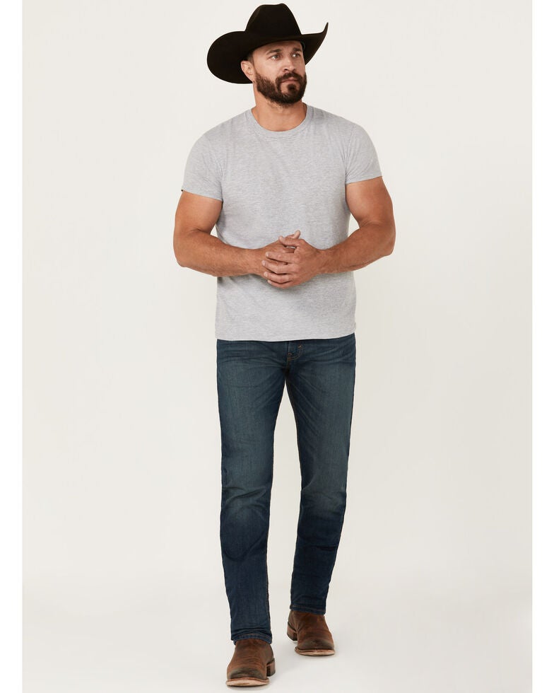 Levi S Men S 502 Rosefinch Regular Stretch Tapered Fit Jeans Boot Barn