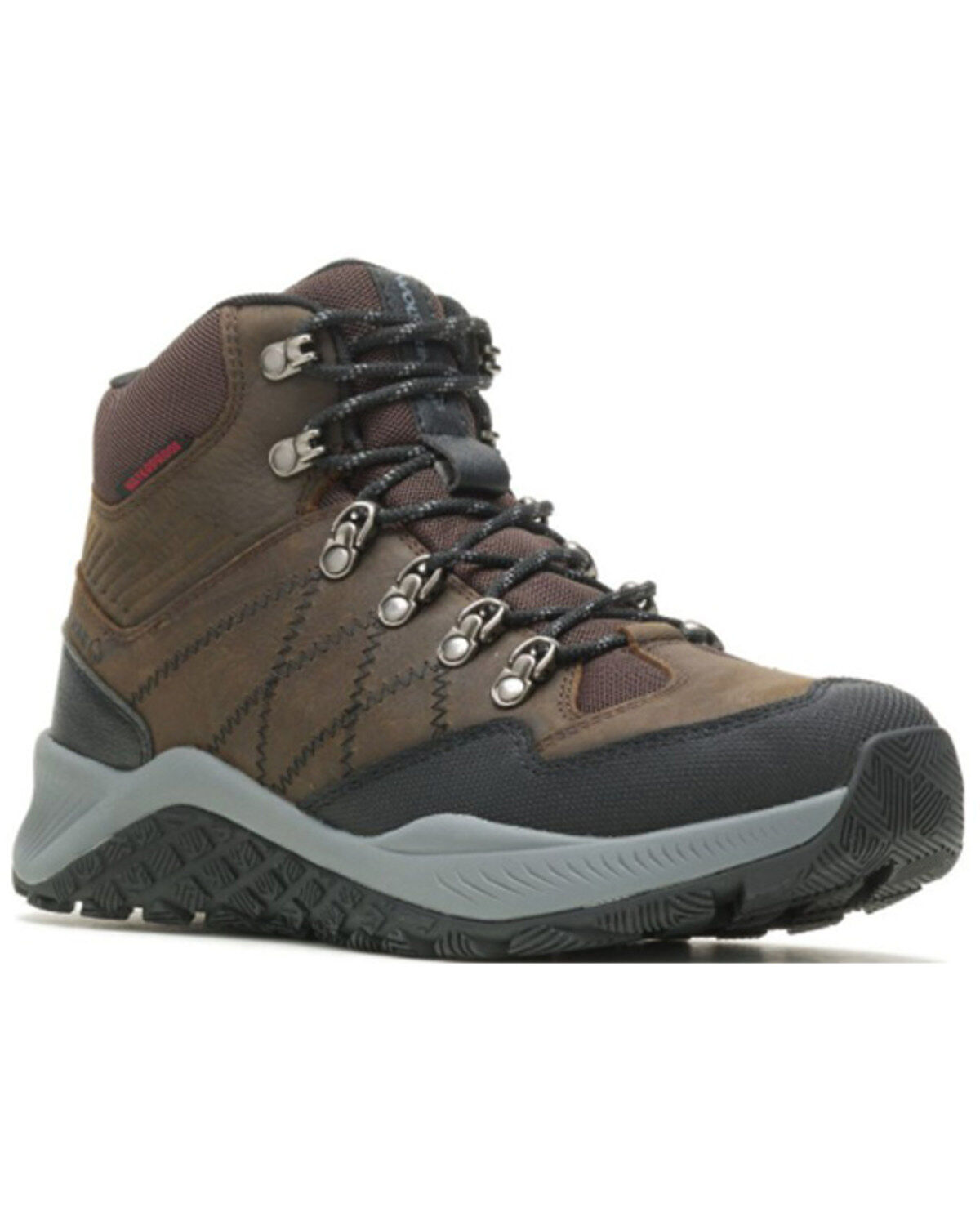 Image #1 - Wolverine Men's Luton Lace-Up Waterproof Work Hiking Boots - Round Toe, Brown, hi-res