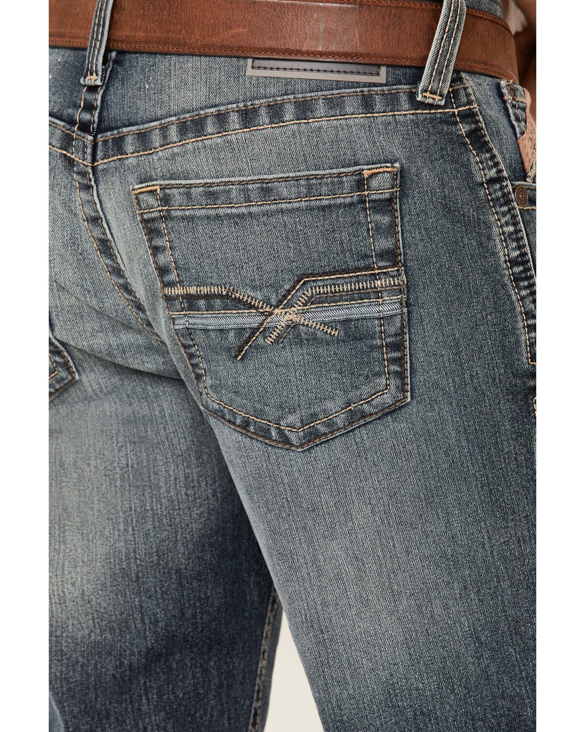 Image #4 - Ariat Men's M4 Kentucky Stockton Stretch Relaxed Straight Jeans, , hi-res