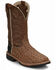 Justin Men's Derrickman Western Work Boots - Composite Toe, Camel, hi-res
