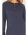 Image #3 - Ariat Women's FR Air Henley Long Sleeve Work Shirt, Navy, hi-res