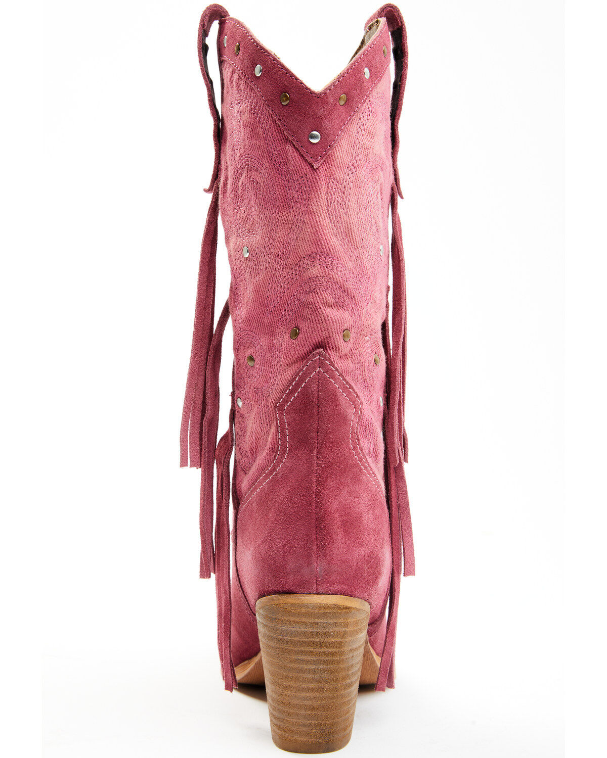 Image #5 - Idyllwind Women's Sashay Fringe Studded Leather Western Boots - Round Toe, , hi-res