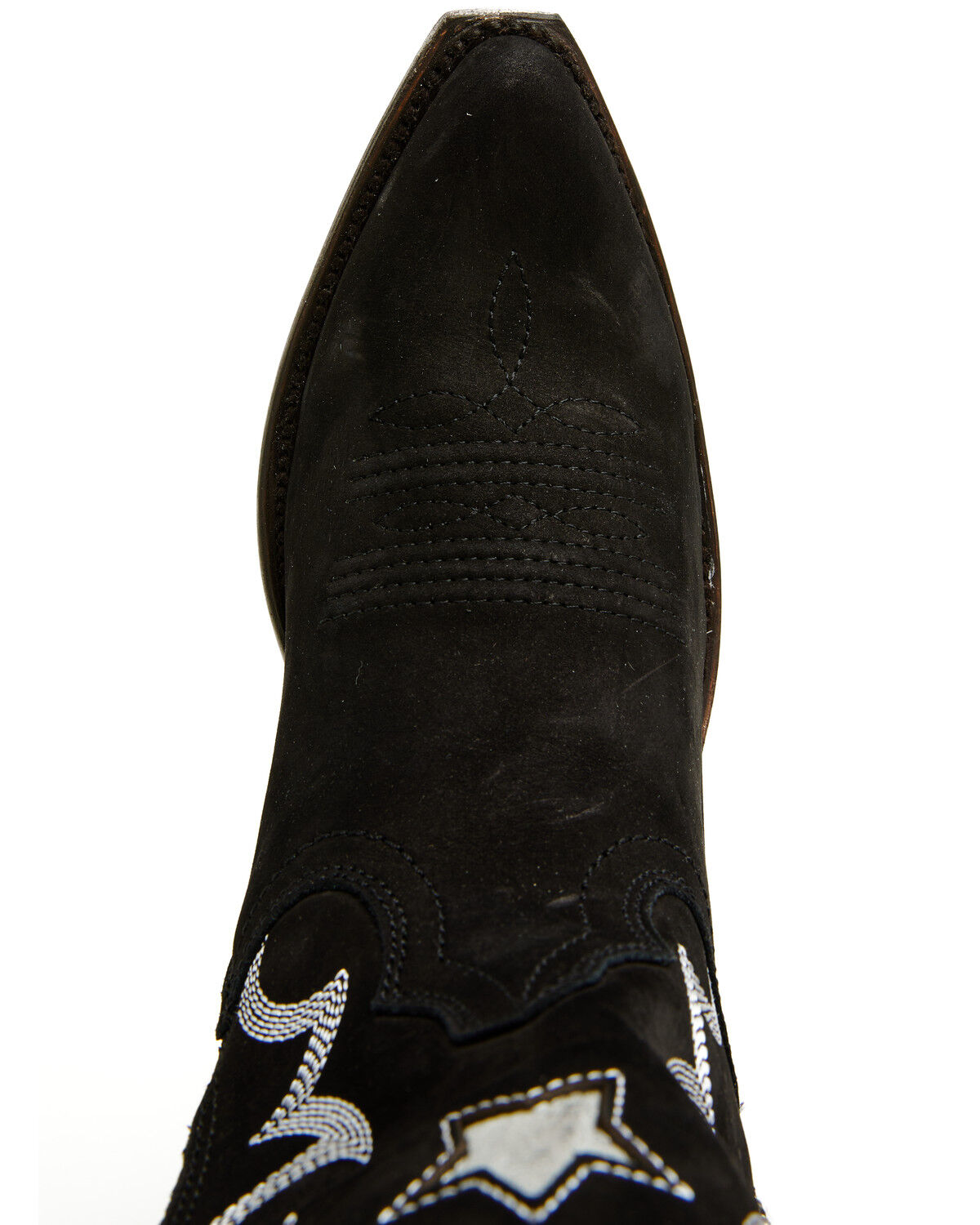 Image #6 - Liberty Black Women's Narel Inlay Fringe Tall Western Boots - Snip Toe, Black, hi-res