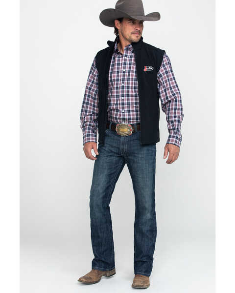 Image #6 - Justin Men's Laminated Softshell Bonded Vest , , hi-res