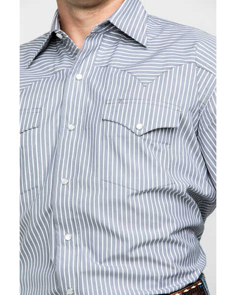 Image #4 - Stetson Men's Striped Long Sleeve Snap Western Shirt, , hi-res