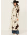 Image #2 - Powder River Outfitters Women's Cow Print Duster Faux Fur Coat, , hi-res