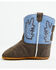 Image #3 - Boot Barn Infant Kid's Carter Poppets - Round Toe, Blue, hi-res