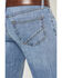 Image #4 - Cinch Men's Light Wash Ian Slim Bootcut Performance Stretch Denim Jeans, Indigo, hi-res