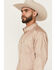 Image #2 - Ariat Men's Khaki Solid Twill Long Sleeve Western Shirt, Khaki, hi-res