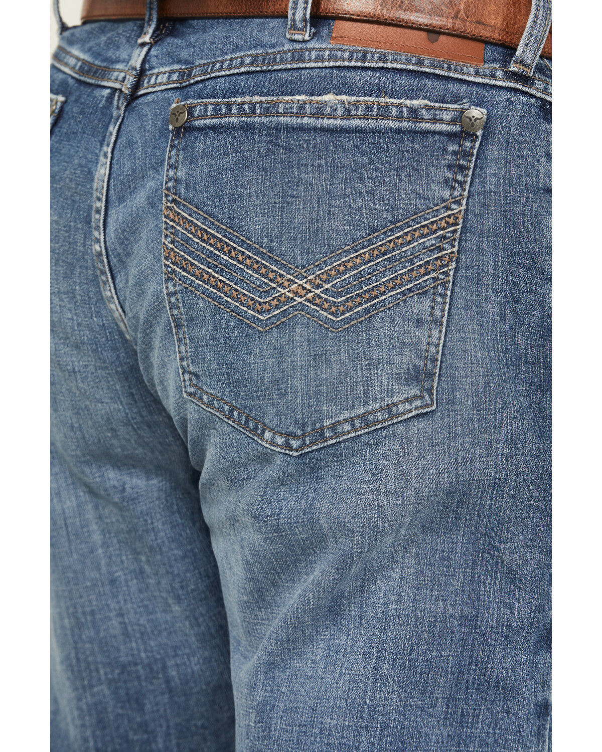 Product Name:  Wrangler Men's 42MWX 20X Medium Wash Slim Fit Bootcut Stretch Denim Jeans