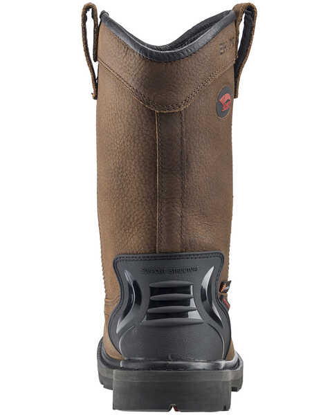 Image #4 - Avenger Men's Waterproof Western Work Boots - Soft Toe, Brown, hi-res