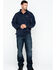 Cinch WRX Men's FR 1/4 Zip Work Pullover , Navy, hi-res