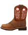 Image #2 - Ariat Kid's Fat Baby Round Toe Western Boots, Brown, hi-res