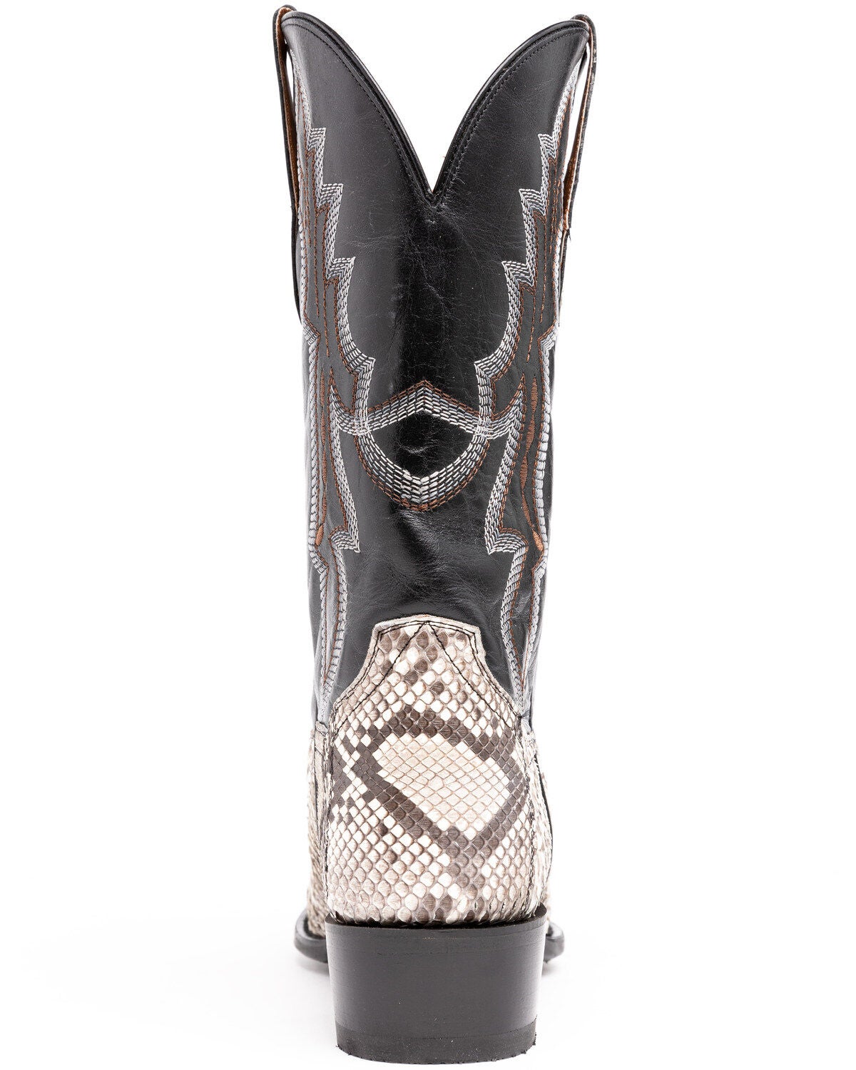 belly cut python boots