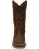 Image #5 - Justin Men's Tallyman Brown Western Boots - Broad Square Toe, , hi-res