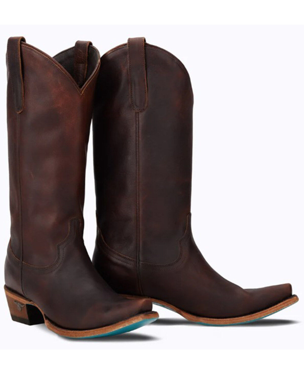 Image #1 - Lane Women's Emma Jane Western Boots - Snip Toe, Cognac, hi-res