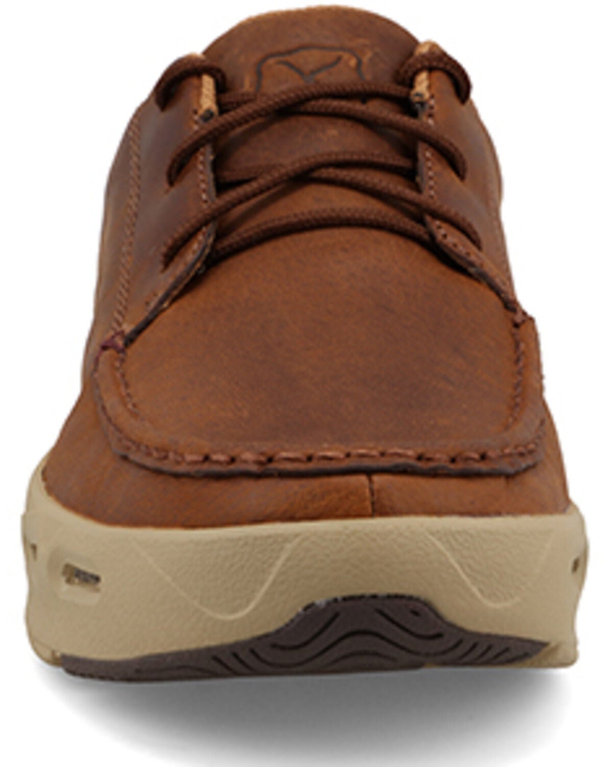Image #4 - Twisted X Men's Peek-A-Boo Matrix Collection&trade; Casual Shoes - Moc Toe, Bark, hi-res