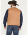 Image #4 - Cowboy Hardware Men's Skull Banner Twill Concealed Carry Vest, Tan, hi-res