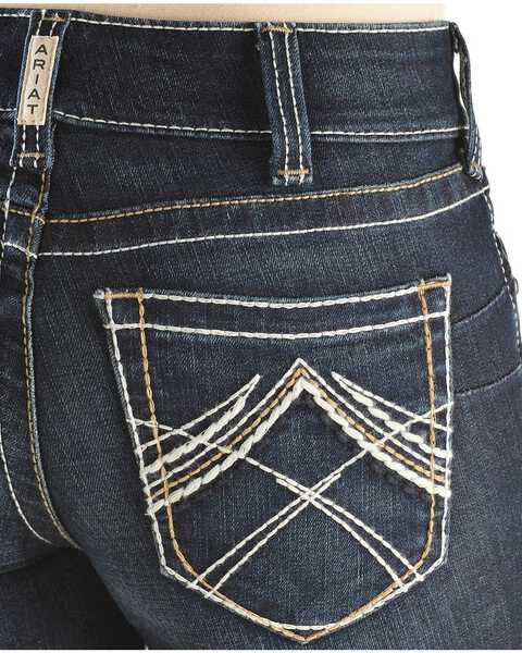 Image #2 - Ariat Women's Real Denim Boot Cut Riding Jeans, Denim, hi-res