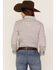 Rough Stock by Panhandle Women's Diamond Geo Print Long Sleeve Snap Western Shirt, Ivory, hi-res