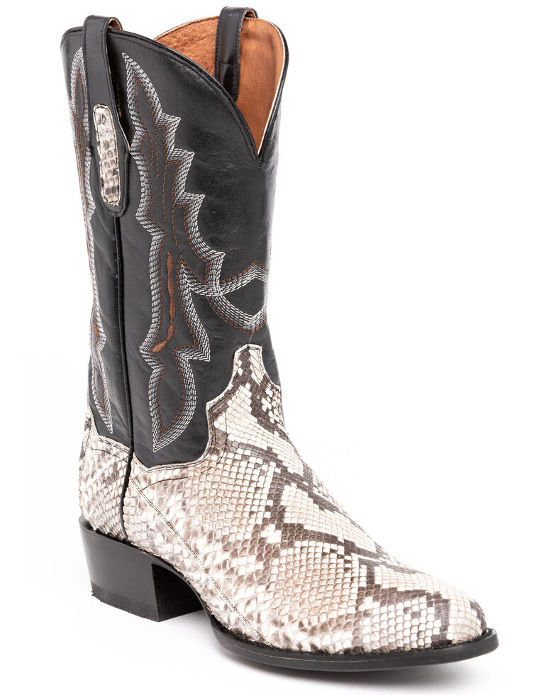 snake skin work boots