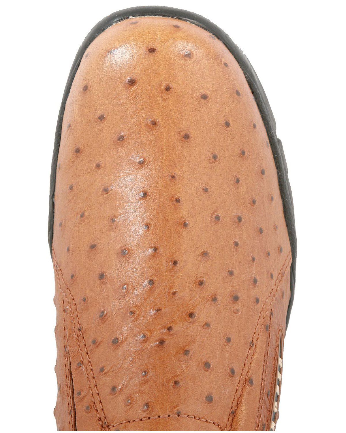 Image #6 - Roper Ostrich Print Leather Slip-On Shoes, , hi-res