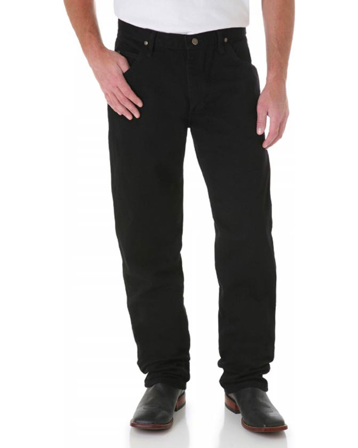 wrangler black jeans regular fit