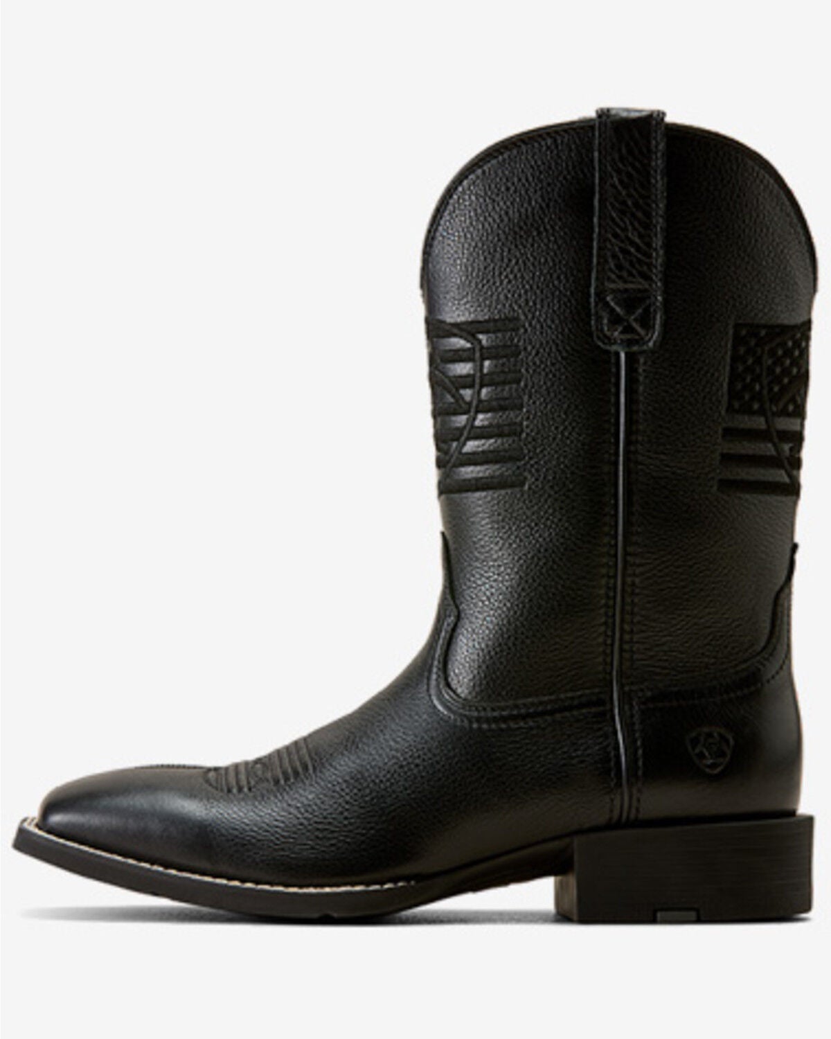 Image #2 - Ariat Men's Sport Freedom Performance Western Boots - Broad Square Toe, Black, hi-res