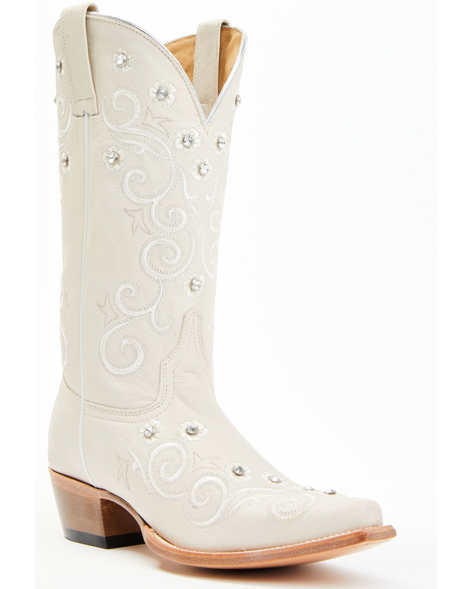 Shyanne Women s Victoria Hueso Studded Stitched Western Boots