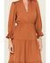 Image #3 - Revel Women's Tiered Midi Dress, Rust Copper, hi-res