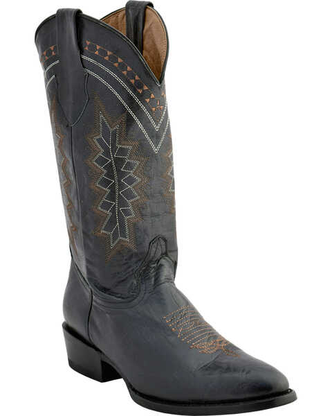 Ferrini Men's Western Boots - Pointed Toe , Black, hi-res