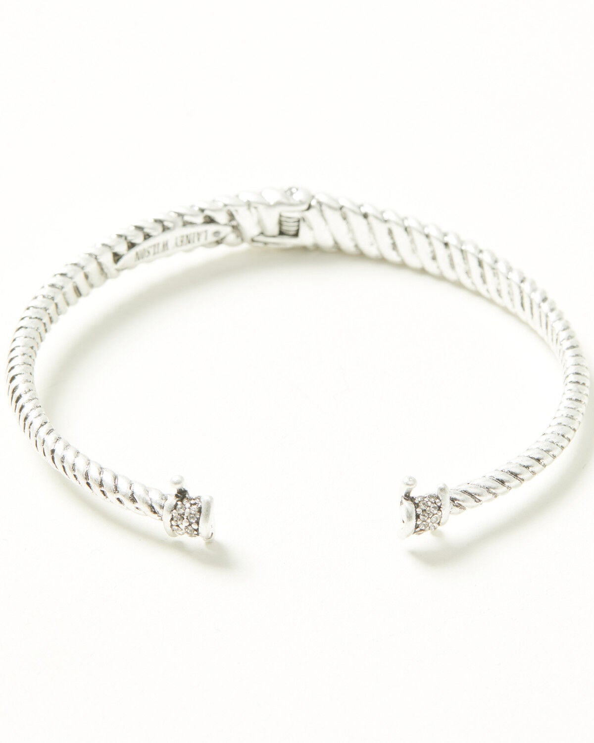 Lainey Wilson Women's Barbed Wire Cuff Bracelet, Silver, hi-res