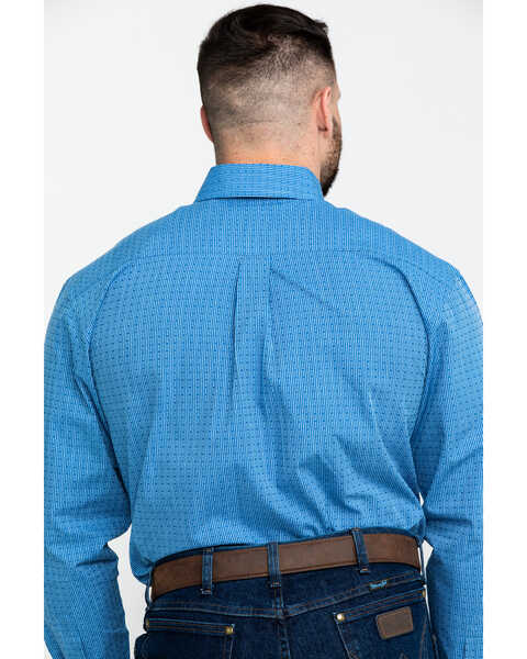 Image #2 - Rough Stock by Panhandle Men's Asti Poplin Print Long Sleeve Western Shirt , , hi-res