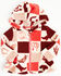Image #1 - Wrangler Infant Girls' Conversation Print Sherpa Zip-Up Hooded Jacket, Pink, hi-res