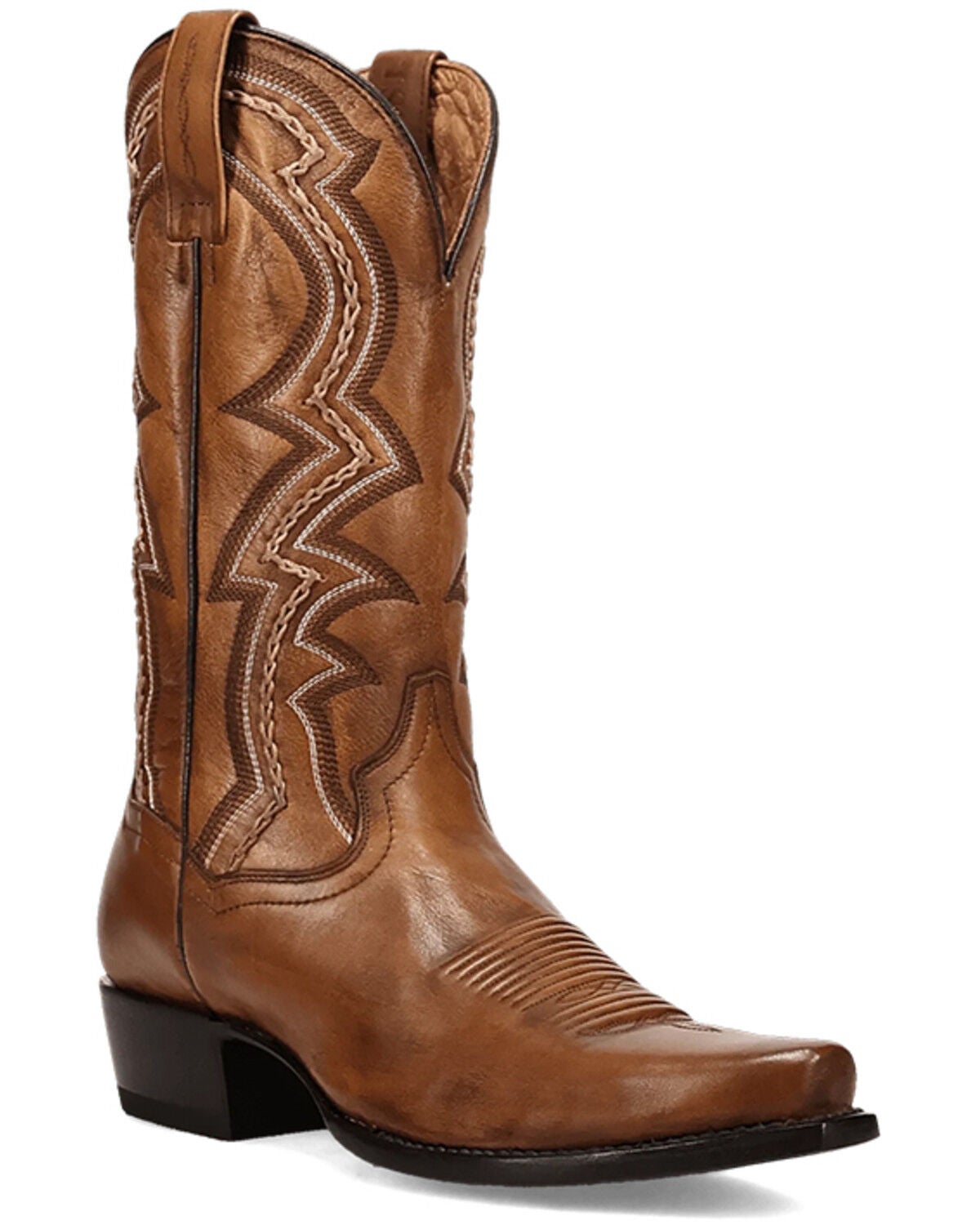 Dan Post Men's Gallup Western Boots - Snip Toe, Brown, hi-res
