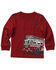 Carhartt Toddler Boys' Fire Truck Graphic Long Sleeve T-Shirt, Red, hi-res
